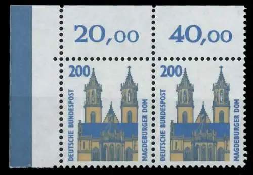 BRD DS SEHENSW Nr 1665 postfrisch WAAGR PAAR ECKE-OLI 7CFDA2