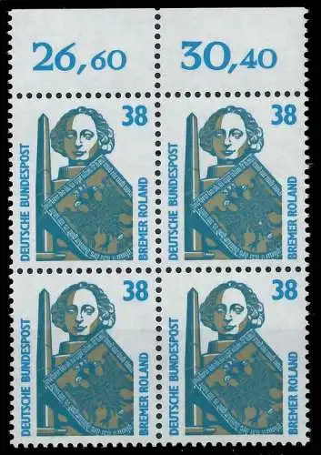BRD DS SEHENSW Nr 1400 postfrisch VIERERBLOCK ORA 7CFDE2