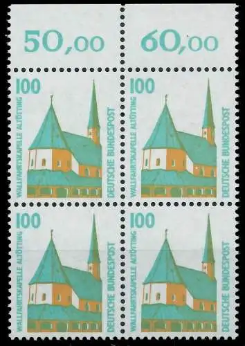 BRD DS SEHENSWÜRDIGKEITEN Nr 1406Au postfrisch VIERERBL 7CFE12