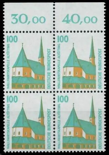 BRD DS SEHENSWÜRDIGKEITEN Nr 1406Au postfrisch VIERERBL 7CFE16