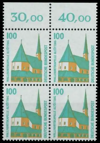 BRD DS SEHENSWÜRDIGKEITEN Nr 1406Au postfrisch VIERERBL 7CFE1A