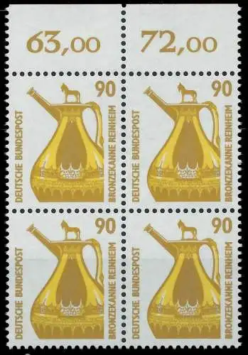 BRD DS SEHENSW Nr 1380 postfrisch VIERERBLOCK ORA 7CFE22