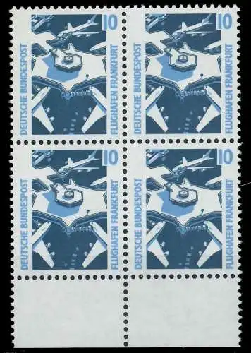BRD DS SEHENSWÜRDIGKEITEN Nr 1347Au postfrisch VIERERBL 7D0166