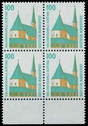 BRD DS SEHENSWÜRDIGKEITEN Nr 1406Au postfrisch VIERERBL 7D01EA