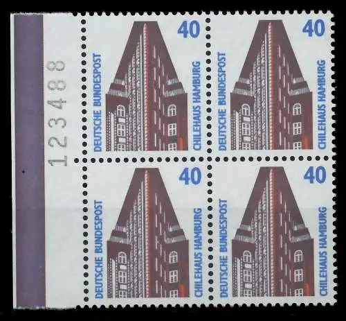 BRD DS SEHENSW Nr 1379u postfrisch VIERERBLOCK SRA 7D031E
