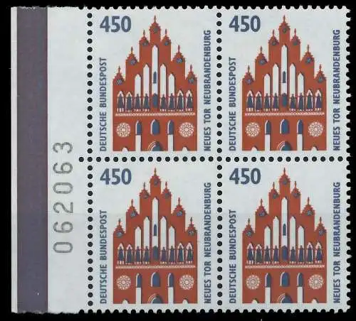 BRD DS SEHENSW Nr 1623 postfrisch VIERERBLOCK SRA 7D035A