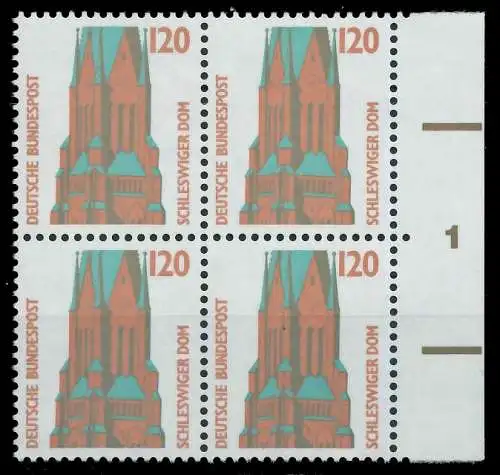 BRD DS SEHENSW Nr 1375 postfrisch VIERERBLOCK SRA 7D0382