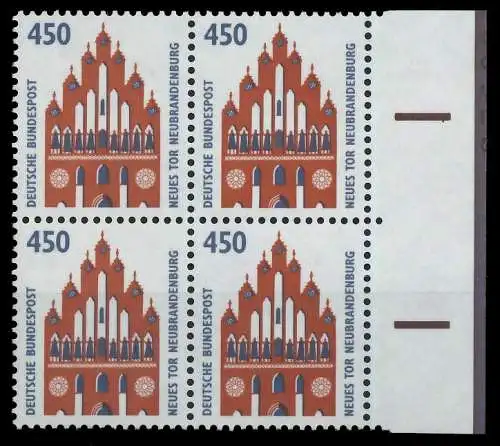 BRD DS SEHENSW Nr 1623 postfrisch VIERERBLOCK SRA 7D03A6