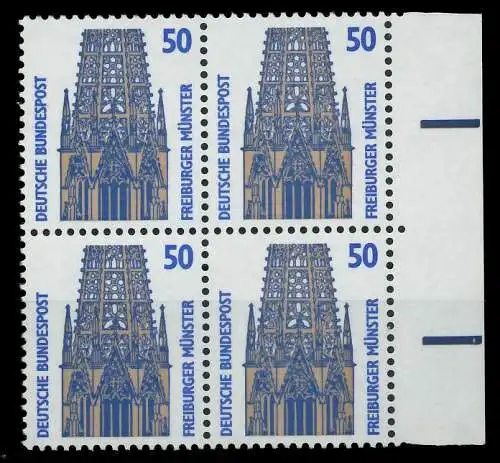 BRD DS SEHENSWÜRDIGKEITEN Nr 1340Au postfrisch VIERERBL 7D03B2