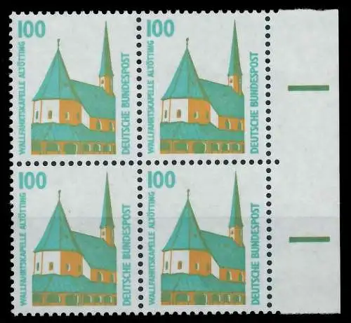 BRD DS SEHENSWÜRDIGKEITEN Nr 1406Au postfrisch VIERERBL 7D03BE