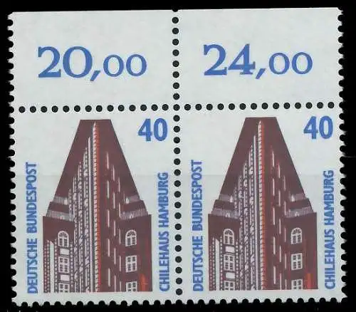 BRD DS SEHENSW Nr 1379u postfrisch WAAGR PAAR ORA 7D0DF2