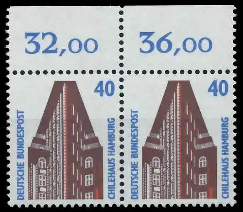 BRD DS SEHENSW Nr 1379u postfrisch WAAGR PAAR ORA 7D0DF6