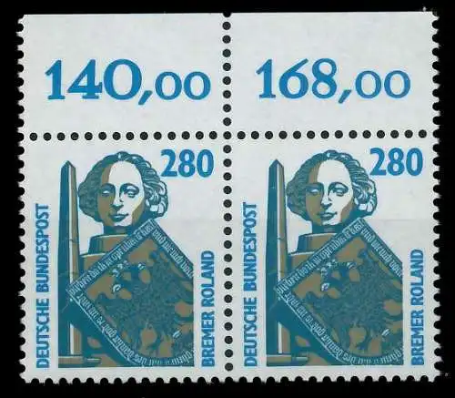 BRD DS SEHENSW Nr 1381 postfrisch WAAGR PAAR ORA 7D0DFE