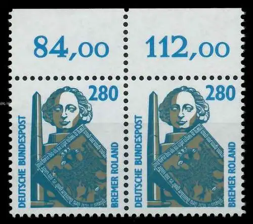 BRD DS SEHENSW Nr 1381 postfrisch WAAGR PAAR ORA 7D0E02