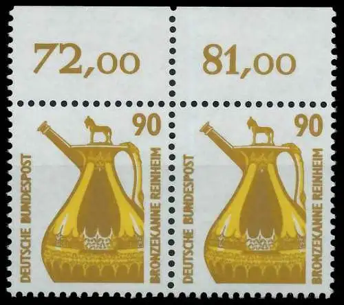 BRD DS SEHENSW Nr 1380 postfrisch WAAGR PAAR ORA 7D0EC6