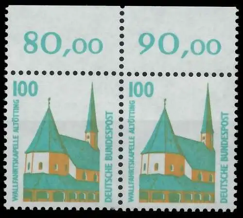 BRD DS SEHENSWÜRDIGKEITEN Nr 1406Au postfrisch WAAGR PA 7D0EFE