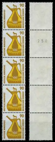 BRD DS SEHENSWÜRDIGKEITEN Nr 1380RI postfrisch 5ER STR S5083DE