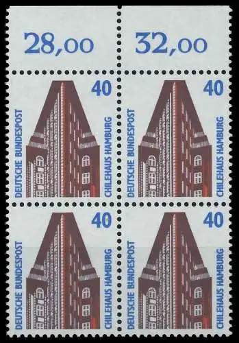 BRD DS SEHENSW Nr 1379u postfrisch VIERERBLOCK ORA 7D132E
