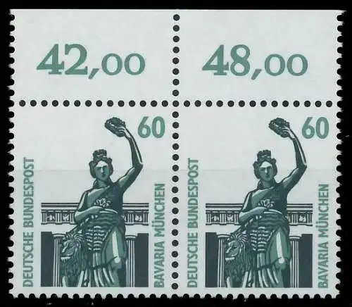 BRD DS SEHENSWÜRDIGKEITEN Nr 1341Au postfrisch WAAGR PA 7D134A