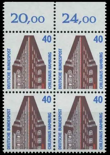 BRD DS SEHENSW Nr 1379u postfrisch VIERERBLOCK ORA 7D1362
