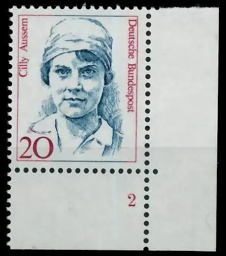 BRD DS FRAUEN Nr 1365 postfrisch FORMNUMMER 2 7D1412