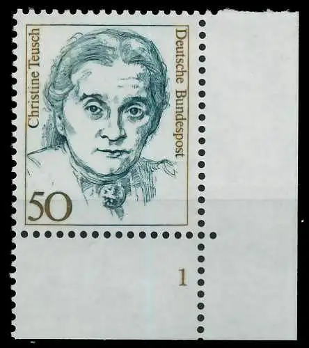 BRD DS FRAUEN Nr 1304 postfrisch FORMNUMMER 1 7D1452