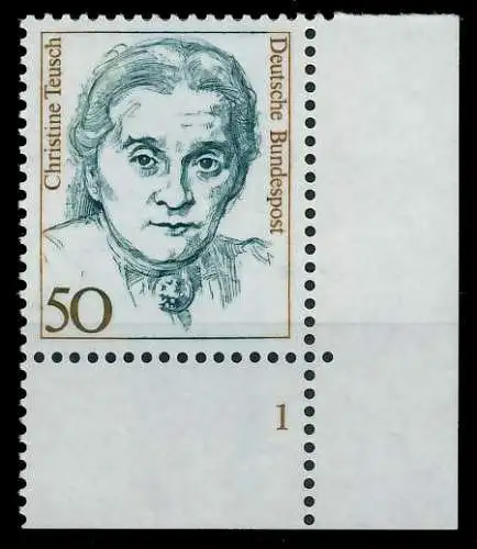 BRD DS FRAUEN Nr 1304 postfrisch FORMNUMMER 1 7D1476