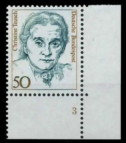 BRD DS FRAUEN Nr 1304 postfrisch FORMNUMMER 3 7D1496