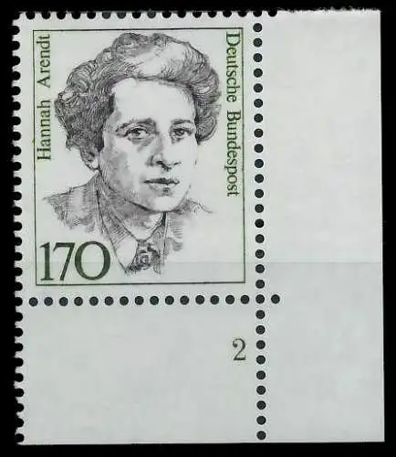 BRD DS FRAUEN Nr 1391 postfrisch FORMNUMMER 2 7D4CEA