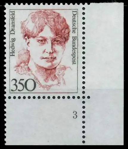 BRD DS FRAUEN Nr 1393 postfrisch FORMNUMMER 3 7D4D72