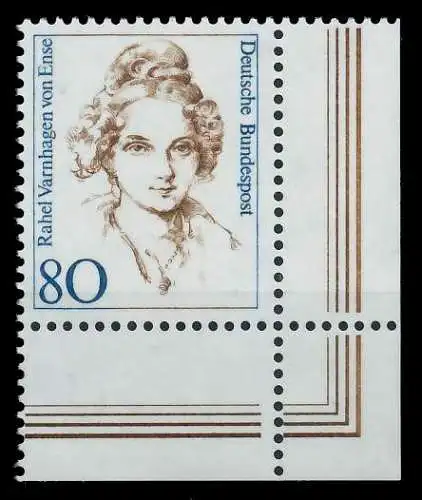 BRD DS FRAUEN Nr 1755 postfrisch ECKE-URE 7D4DD6