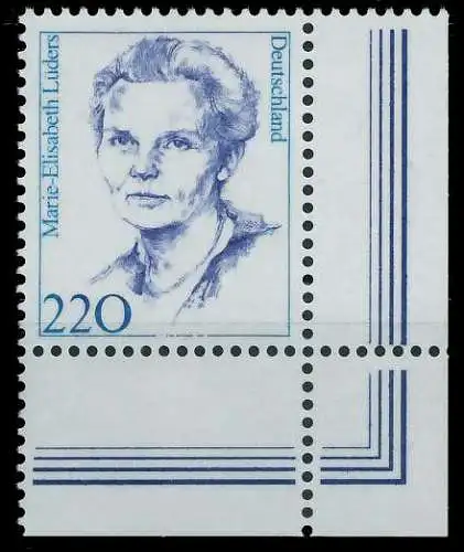 BRD DS FRAUEN Nr 1940 postfrisch ECKE-URE 7D4DE2