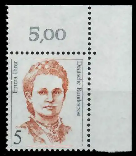 BRD DS FRAUEN Nr 1405 postfrisch ECKE-ORE 7D4E7A