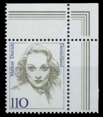 BRD DS FRAUEN Nr 1939 postfrisch ECKE-ORE 7D4F62