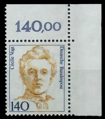 BRD DS FRAUEN Nr 1432 postfrisch ECKE-ORE 7D4F72