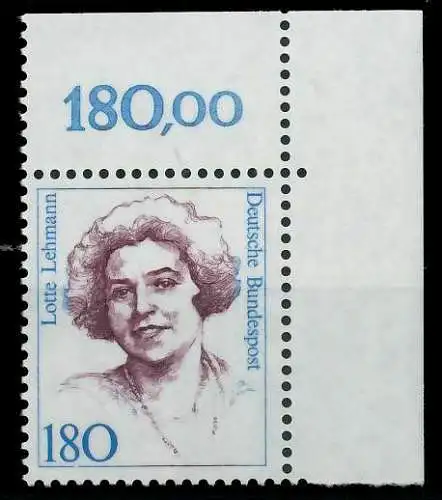 BRD DS FRAUEN Nr 1427 ungebraucht ECKE-ORE 7D4F9E