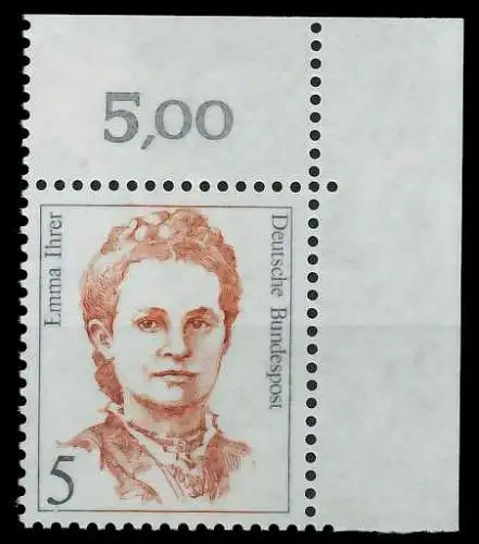 BRD DS FRAUEN Nr 1405 postfrisch ECKE-ORE 7D4FE6