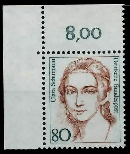 BRD DS FRAUEN Nr 1305 postfrisch ECKE-OLI 7D50D2