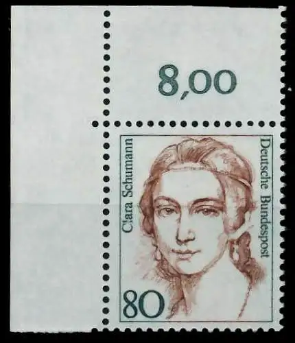 BRD DS FRAUEN Nr 1305 postfrisch ECKE-OLI 7D50EA