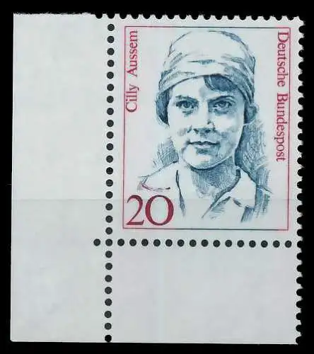 BRD DS FRAUEN Nr 1365 postfrisch ECKE-ULI 7D518E