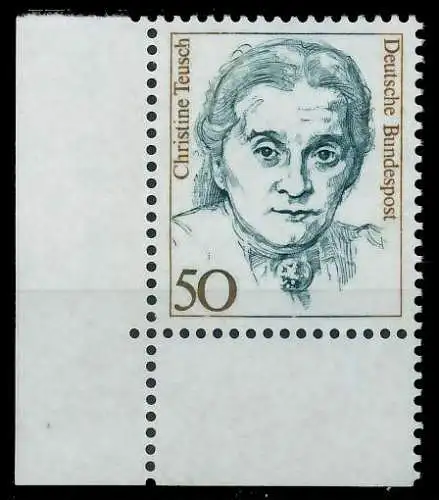 BRD DS FRAUEN Nr 1304 postfrisch ECKE-ULI 7D51CA