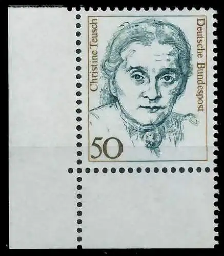 BRD DS FRAUEN Nr 1304 postfrisch ECKE-ULI 7D51D6