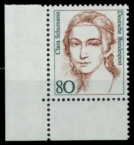 BRD DS FRAUEN Nr 1305 postfrisch ECKE-ULI 7D5222