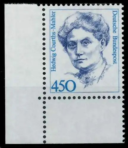 BRD DS FRAUEN Nr 1614 postfrisch ECKE-ULI 7D529E