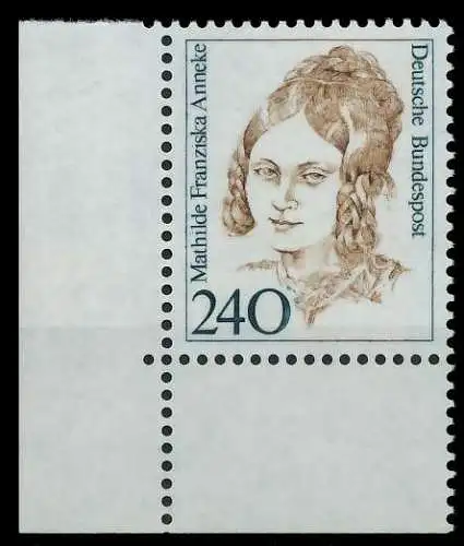 BRD DS FRAUEN Nr 1392 postfrisch ECKE-ULI 7D532A