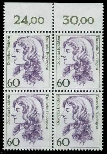 BRD DS FRAUEN Nr 1332 postfrisch VIERERBLOCK ORA 7D7F52