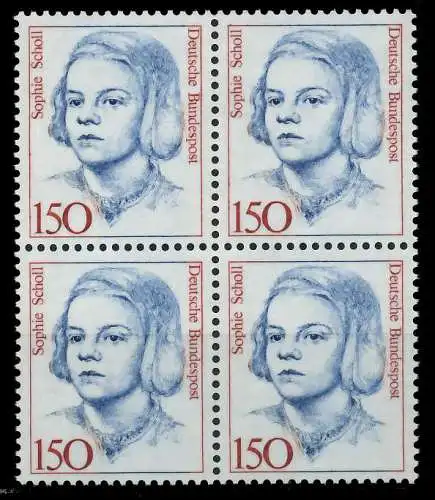 BRD DS FRAUEN Nr 1497 postfrisch VIERERBLOCK 7D7F62