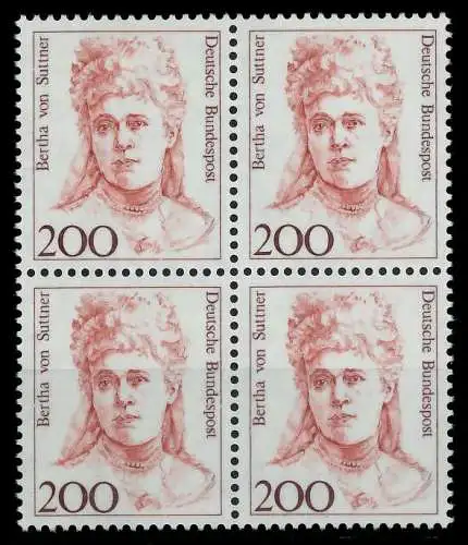 BRD DS FRAUEN Nr 1498 postfrisch VIERERBLOCK 7D7F6E