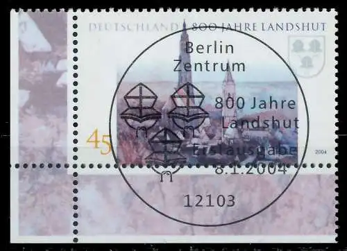 BRD 2004 Nr 2376 ESST zentrisch gestempelt ECKE-ULI 7D808E