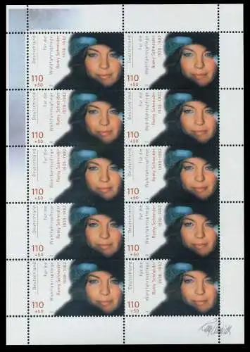 BRD BUND BLOCK KLEINBOGEN 2000 Nr 2145 postfrisch KLEIN 7D828E